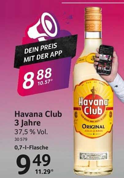Havana Club 3 Jahre - 0,7 l Flasche
