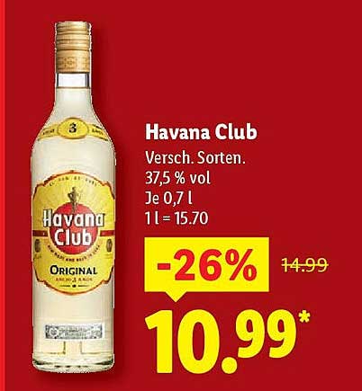 Havana Club Rum 0,7 l - Original