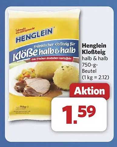 Henglein Kloßteig halb & halb 750-g-Beutel