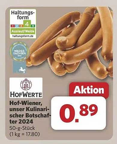 Hof-Wiener, unser Kulinarischer Botschafter 2024