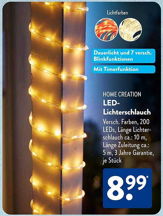 HOME CREATION LED-Lichterschlauch