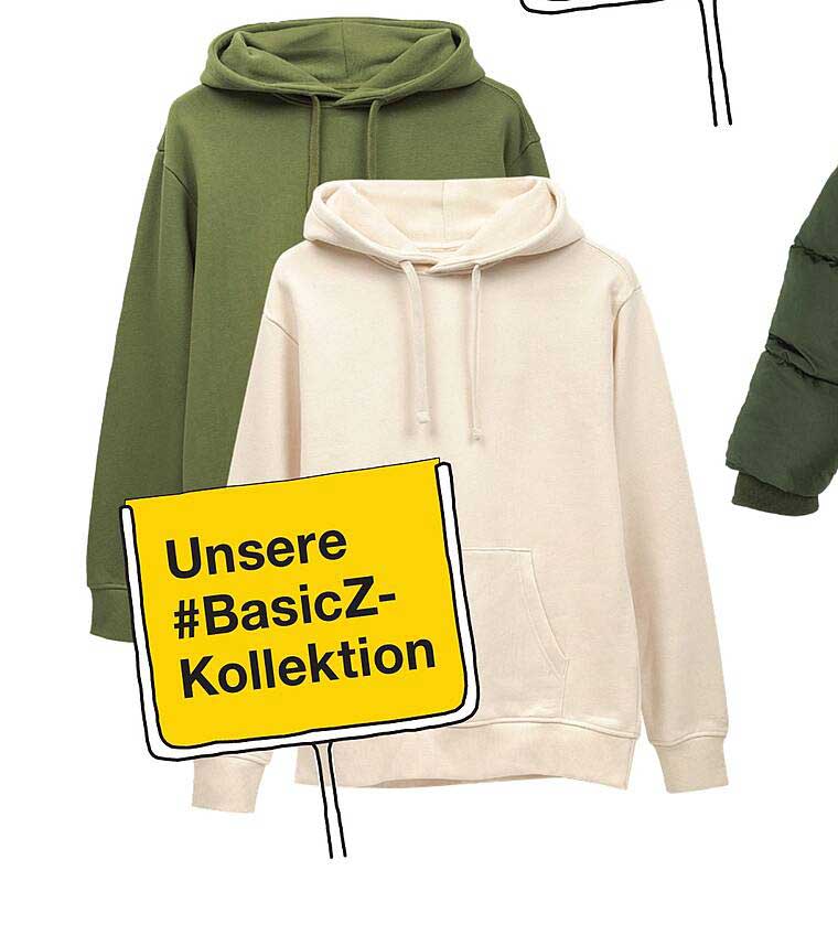 Hoodie aus der #BasicZ-Kollektion