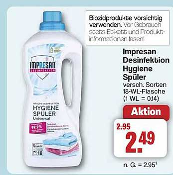 Impresan Desinfektion Hygiene Spüler 18-WL-Flasche