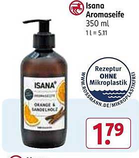 Isana Aromaseife 350 ml - Orange & Sandelholz
