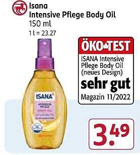 Isana Intensive Pflege Body Oil 150 ml