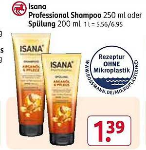 Isana Professional Shampoo 250 ml oder Spülung 200 ml