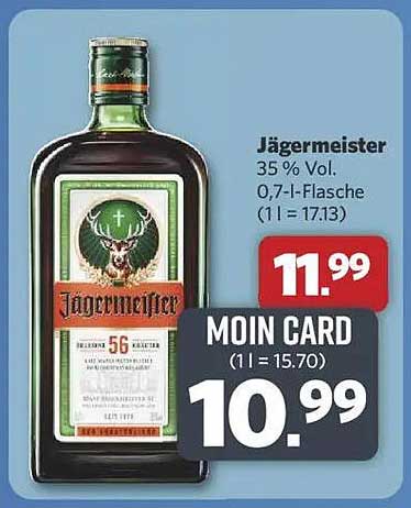 Jägermeister 35 % Vol. – 0,7-l-Flasche