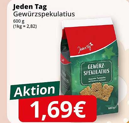 Jeden Tag Gewürzspekulatius 600 g