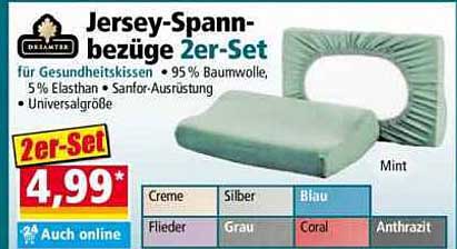 Jersey-Spannbezüge 2er-Set