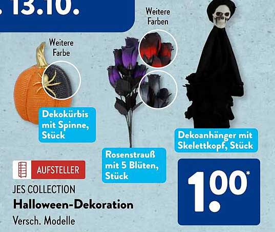 JES COLLECTION Halloween-Dekoration – Verschiedene Modelle