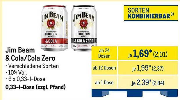 Jim Beam & Cola/Cola Zero – Erfrischende Genussmomente