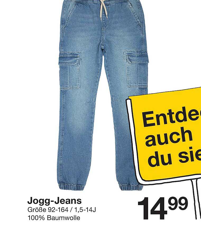 Jogg-Jeans für Kinder in tollen Größen und Farben