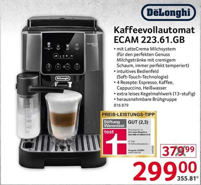 Kaffeevollautomat ECAM 223.61.GB von DeLonghi