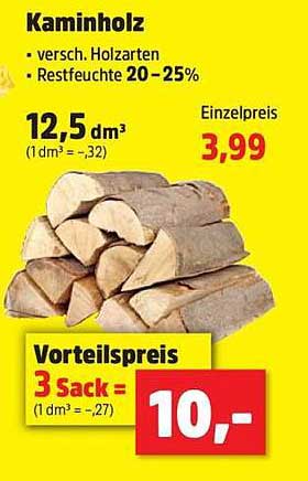 Kaminholz - verschiedene Holzarten