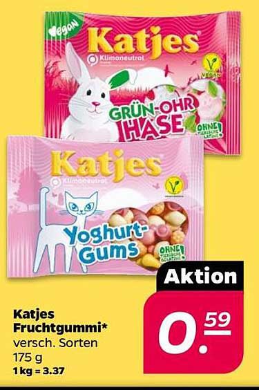 Katjes Fruchtgummi - versch. Sorten 175 g