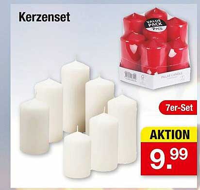 Kerzen-Set 7er-Pack