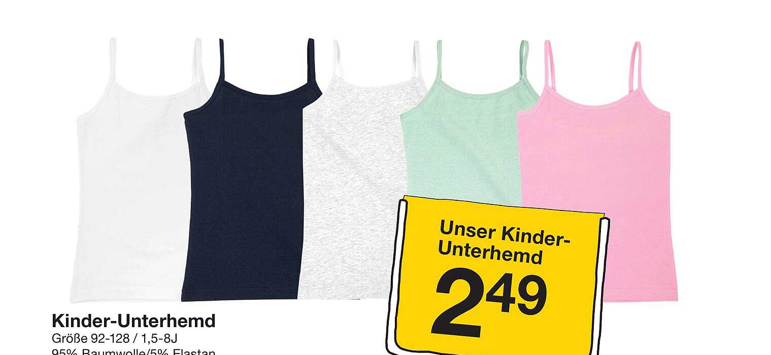 Kinder-Unterhemd - Jetzt für nur 2,49 €!