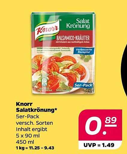 Knorr Salatkrönung Balsamico-Kräuter 5er-Pack