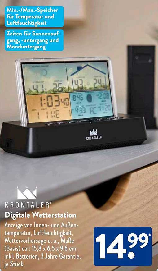 KronTaler Digitale Wetterstation