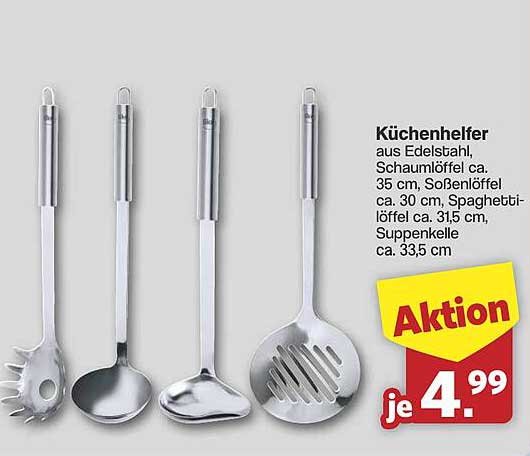 Küchenhelfer aus Edelstahl