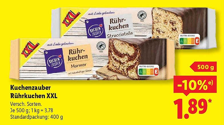 Kuchenzauber Rührkuchen XXL - Marmorkuchen & Stracciatella