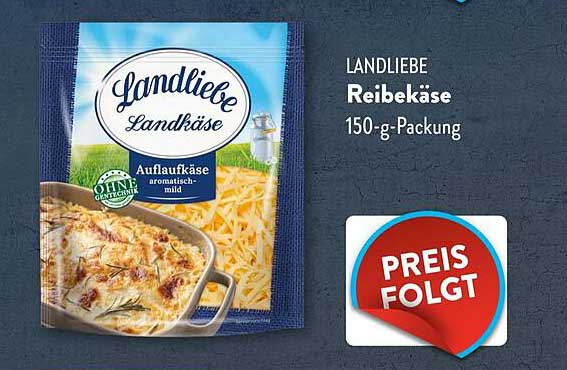LANDLIEBE Reibekäse 150-g-Packung