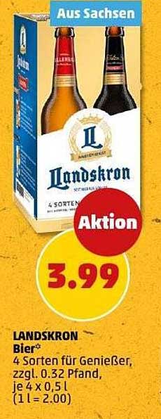 LANDSKRON Bier - 4 Sorten für Genießer