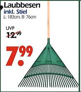 Laubbesen inkl. Stiel