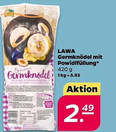 LAWA Germknödel mit Powidlfüllung 420 g