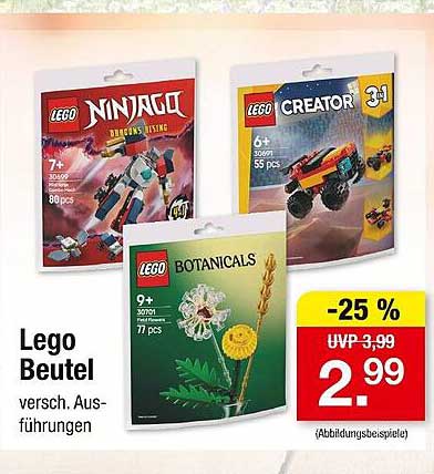 Lego Beutel - verschiedene Ausführungen