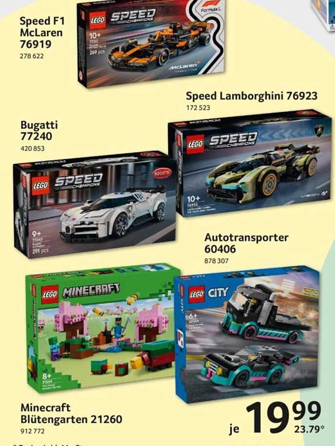 LEGO Speed Champions Set: McLaren F1 und Lamborghini