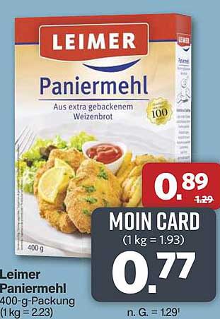 Leimer Paniermehl 400-g-Packung