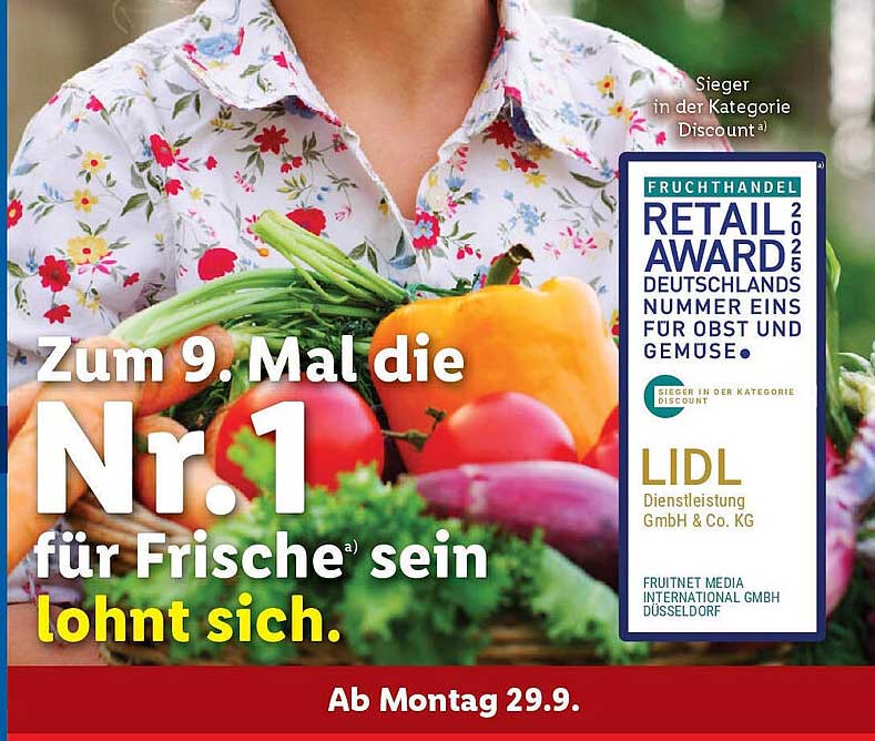 LIDL – Deutschlands Nr. 1 für Frische