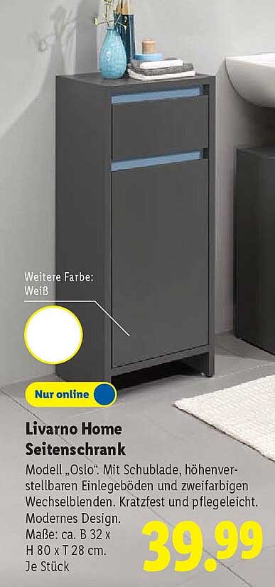 Livorno Home Seitenschrank Modell 'Oslo'