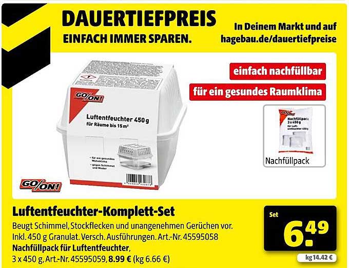 Luftentfeuchter-Komplett-Set