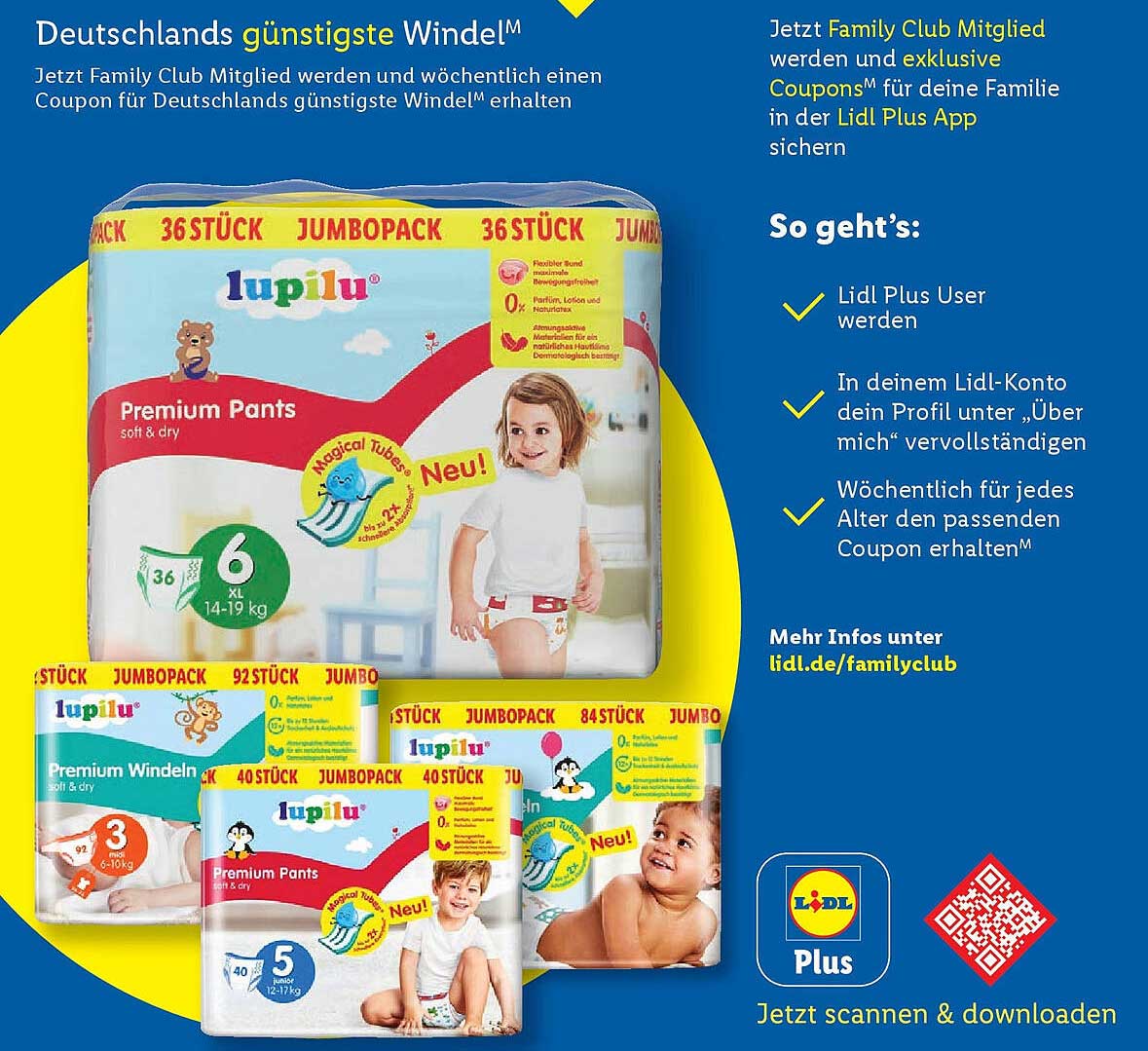 lupilu Premium Pants - die günstigsten Windeln in Deutschland