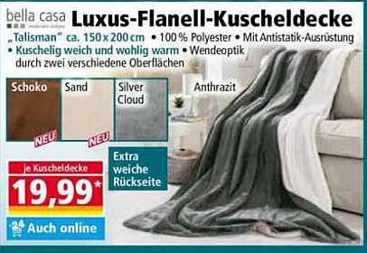 Luxus-Flanell-Kuscheldecke Talisman