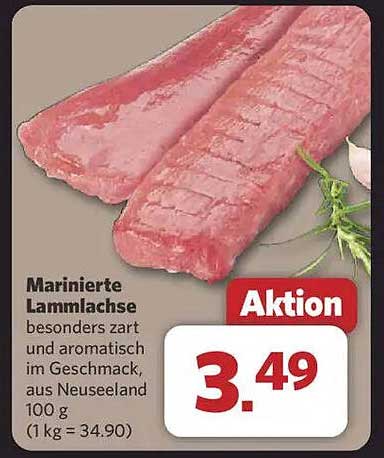 Marinierte Lammlachse - besonders zart und aromatisch