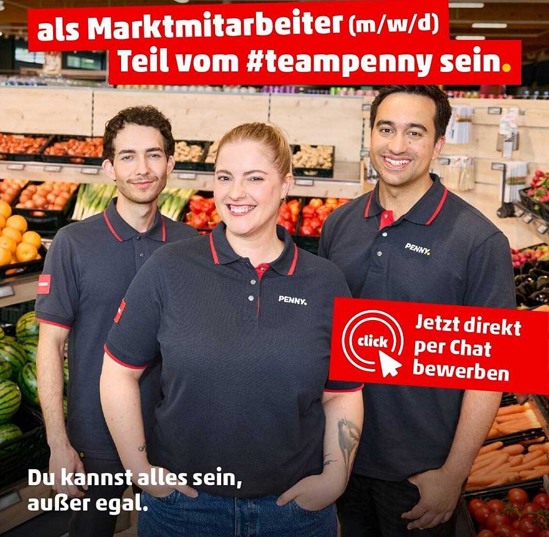 Marktmitarbeiter (m/w/d) Teil vom #teamPenny sein