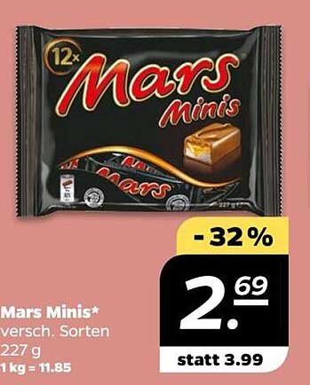 Mars Minis 12er Pack – verschiedene Sorten 227 g