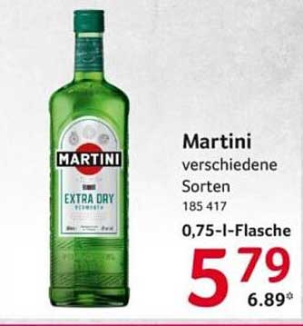 Martini verschiedene Sorten 0,75-l-Flasche