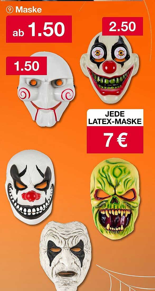 Masken ab 1,50 €