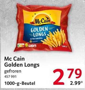 Mc Cain Golden Longs - Gefroren, 1000-g-Beutel