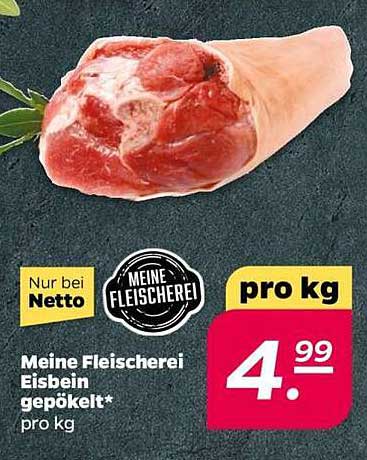 Meine Fleischerei Eisbein gepökelt*