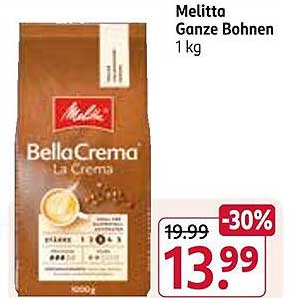 Melitta BellaCrema Ganze Bohnen 1 kg