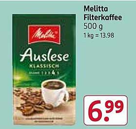 Melitta Filterkaffee Auslese Klassisch 500 g