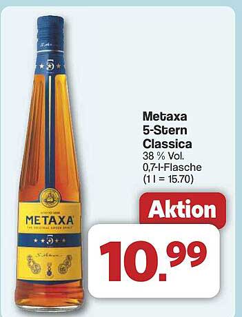 Metaxa 5-Stern Classica 0,7 l – Aktion!