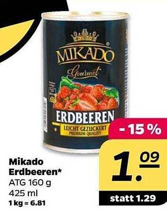 Mikado Erdbeeren 425 ml