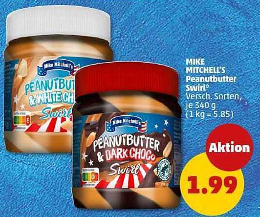 MIKE MITCHELL'S Peanutbutter Swirl – Verschiedene Sorten 340 g