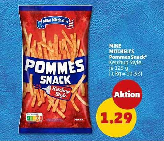 MIKE MITCHELL'S Pommes Snack* Ketchup Style, je 125 g
